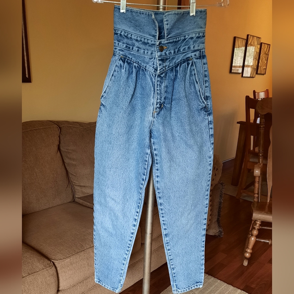 Vintage 1980s RIO by Stephen Mardon High Waisted Blue Jeans